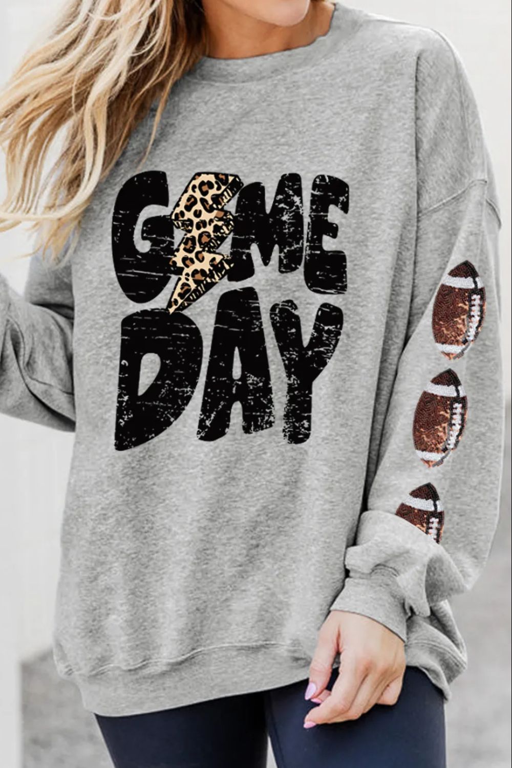 Alida | Football long sleeve sweatshirt