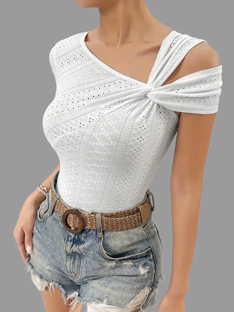 Rachele® | Asymmetrical One-Shoulder Top
