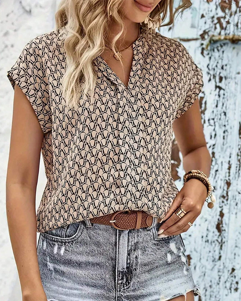 Carla® | V-neck blouse for women