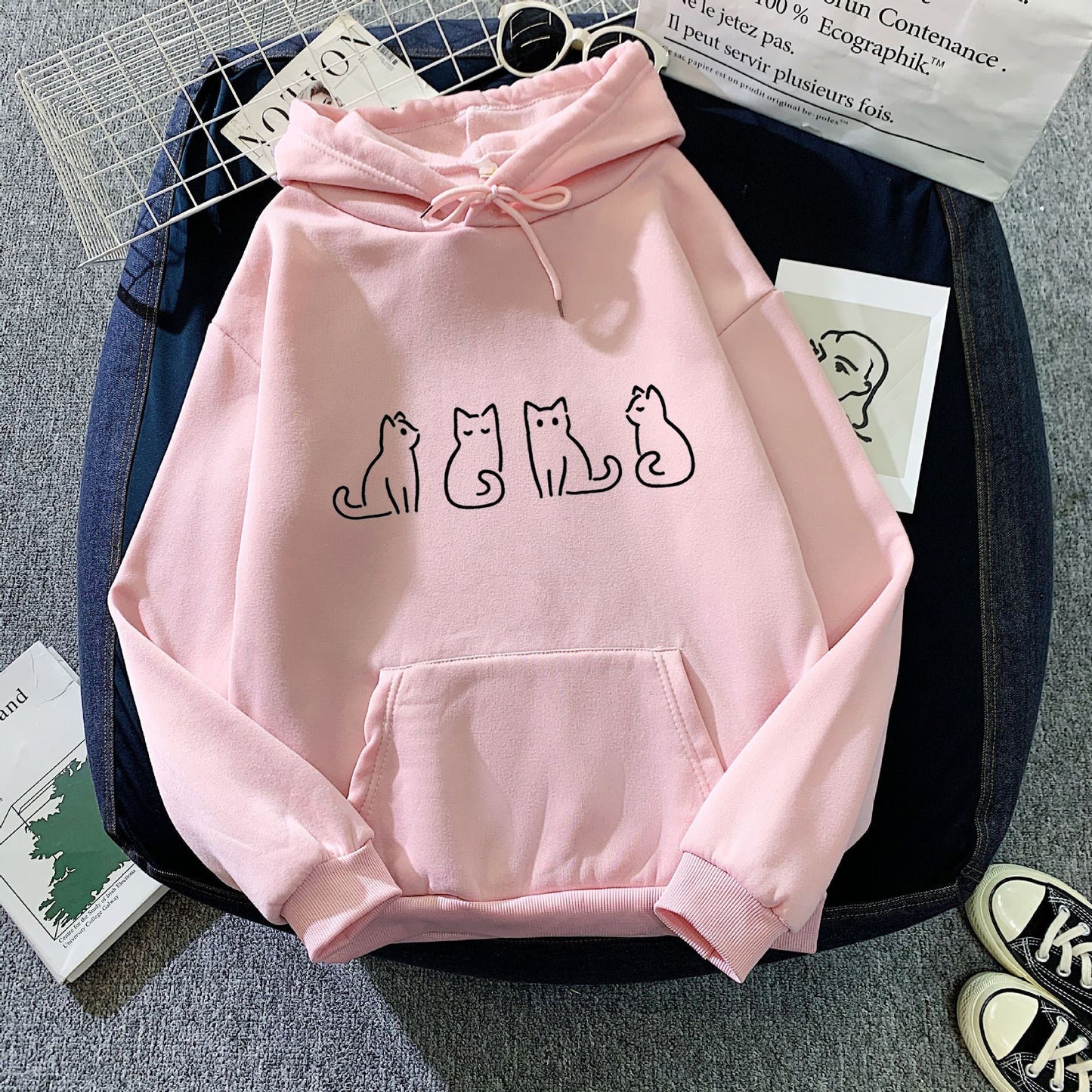 Florencia | Long sleeve casual hoodie