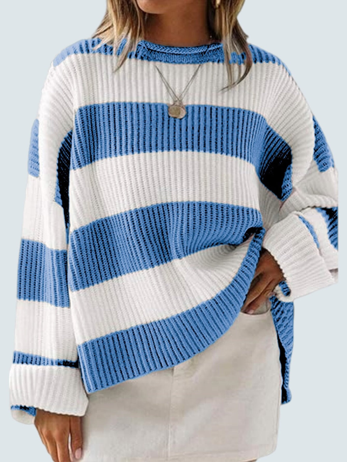 Tania | Crew neck sweater with long sleeves