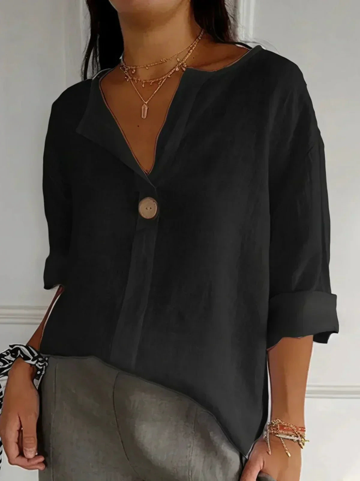Anthea® | Casual V-Neck Blouse