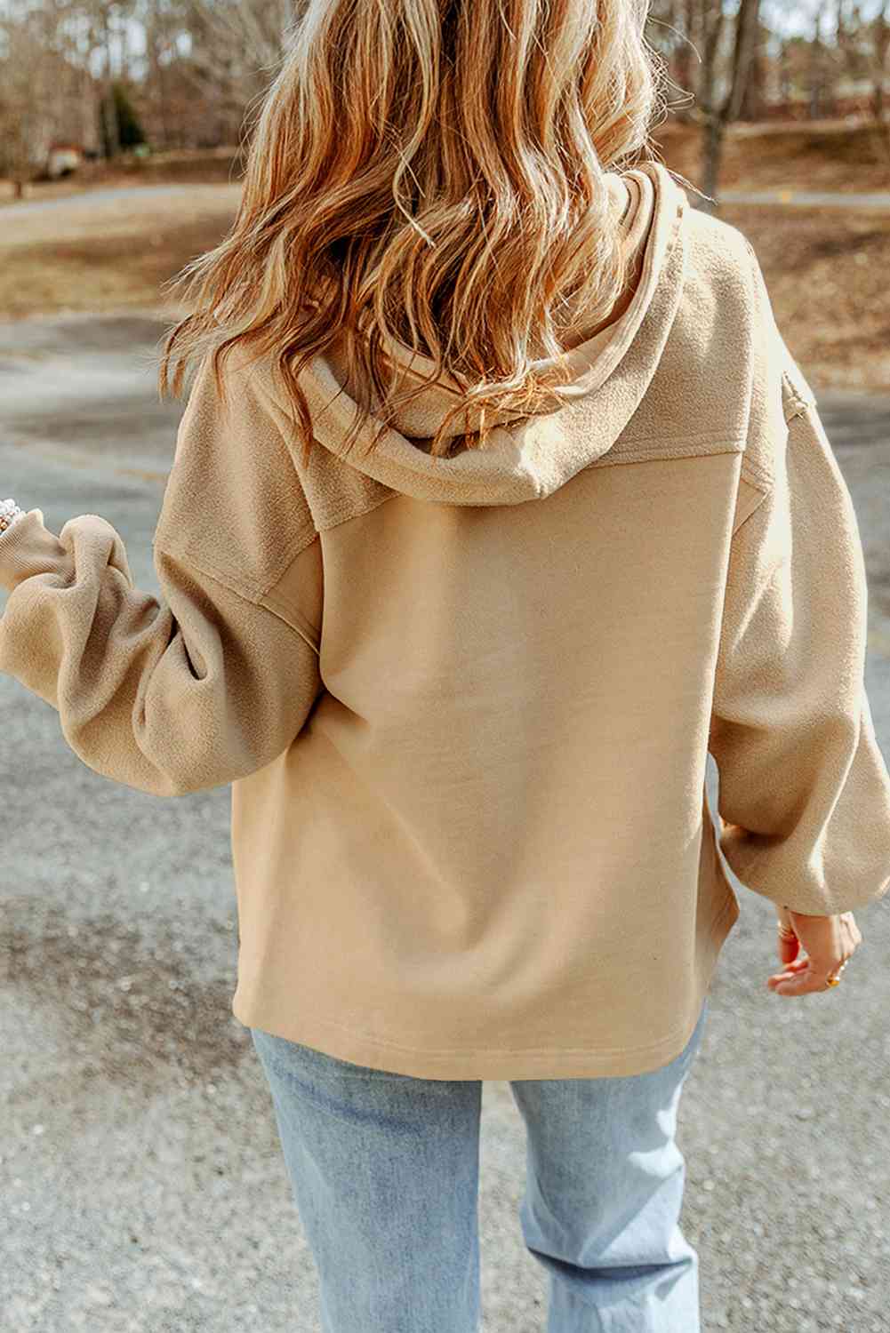 Hana | Jacket with zip, hood and drawstring