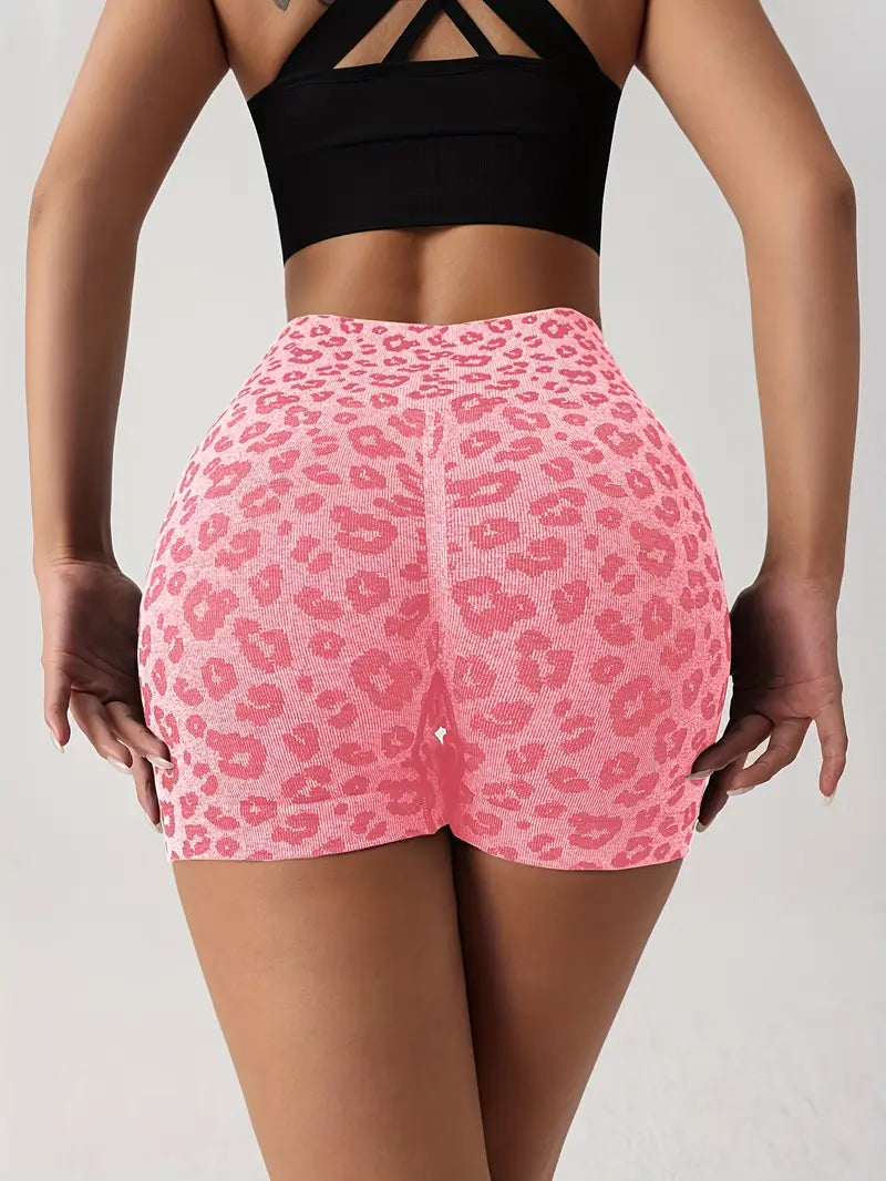 Livia® | Seamless Leopard Print Shorts