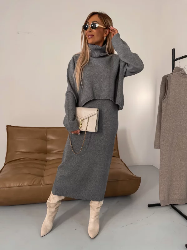 Lilian | Autumn/winter knit set for women