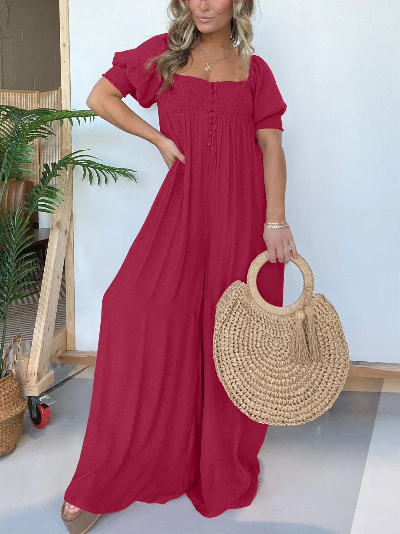 Olivia® | Stylish And Cozy Wide-Legged Jumpsuit