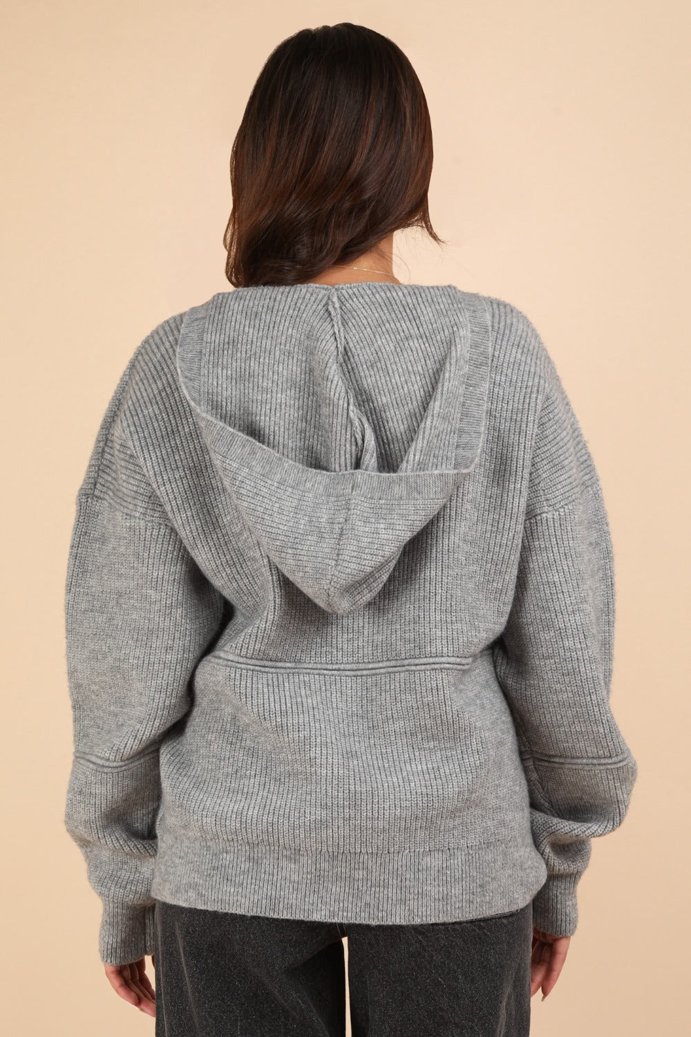 Beate | Hoodie with seam detail and dropped shoulders