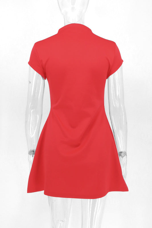 Yasmina® | Mini Dress Red