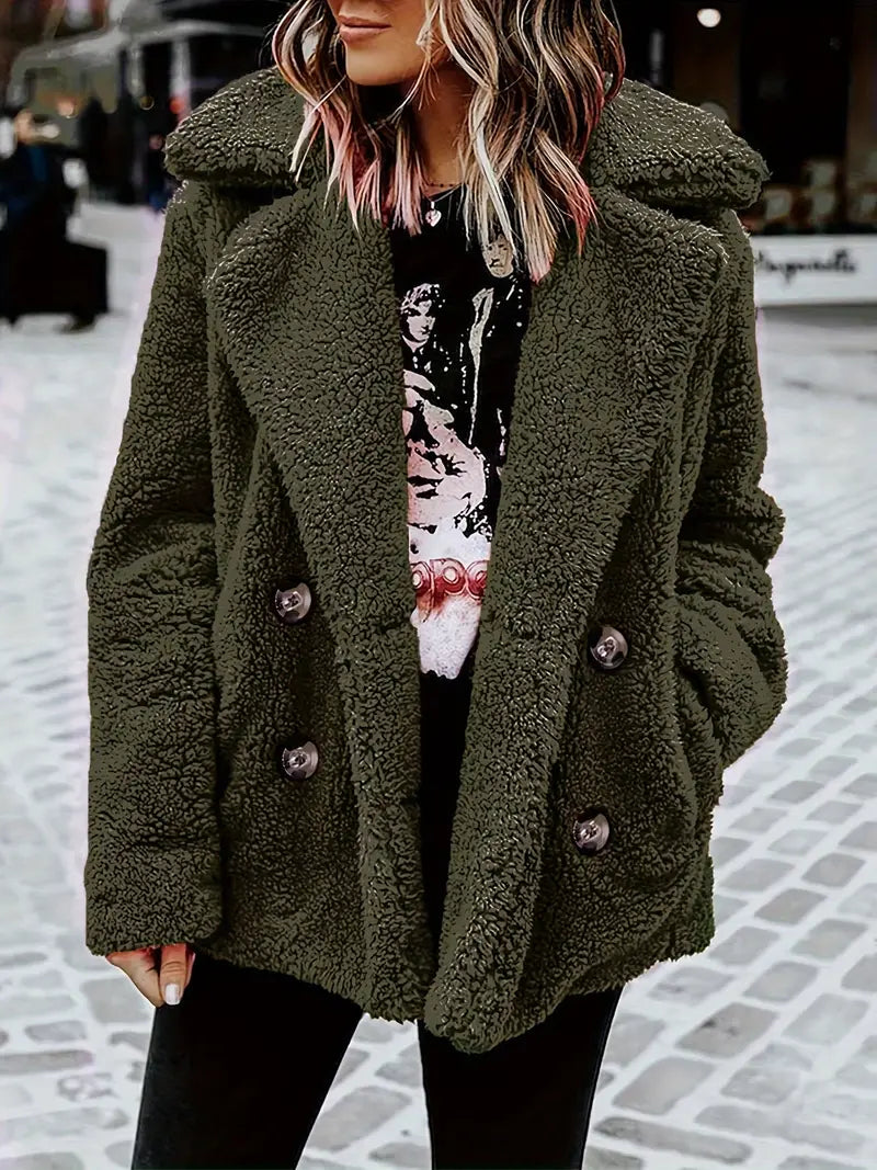 Frida | Knitted plush jacket