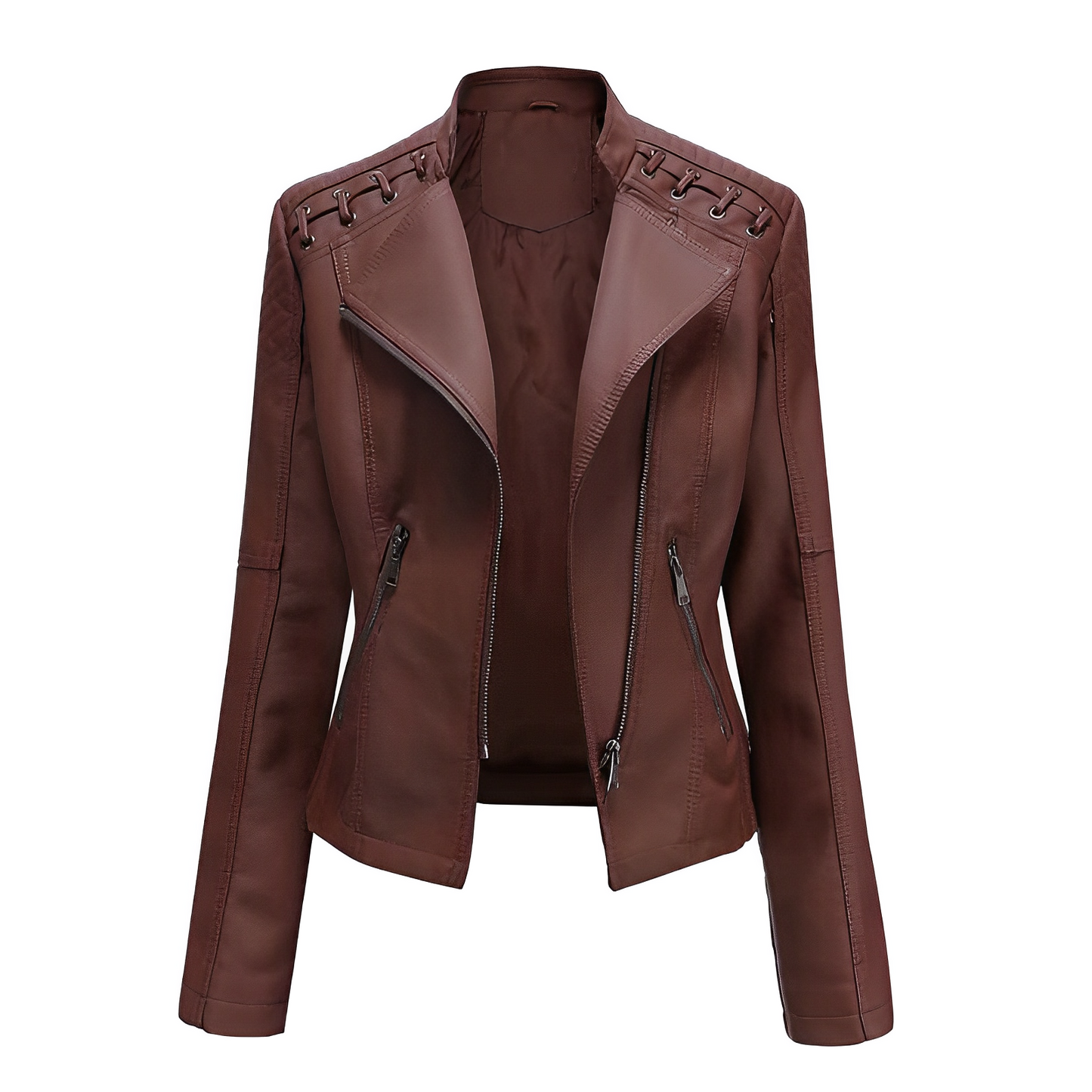 Guillermina® | PU leather jacket with zipper