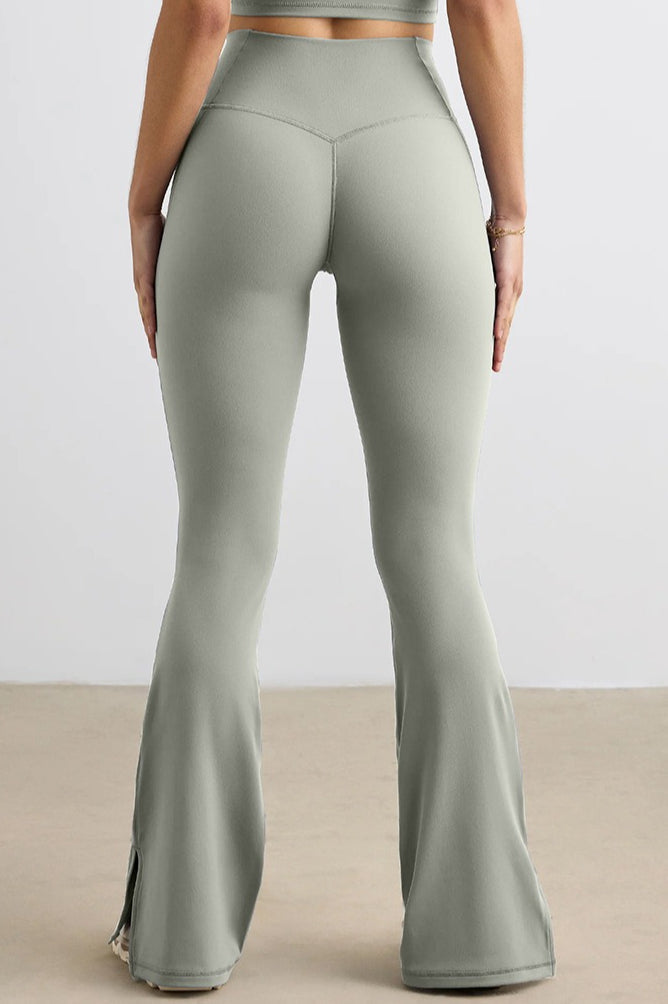 Booty Lifting Wide-Leg Flared Workout Leggings