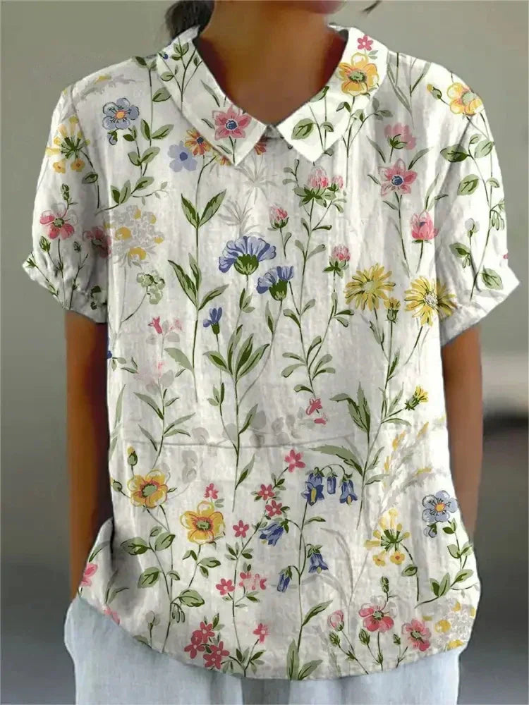 Eva® | Elegant Floral Blouse For Women