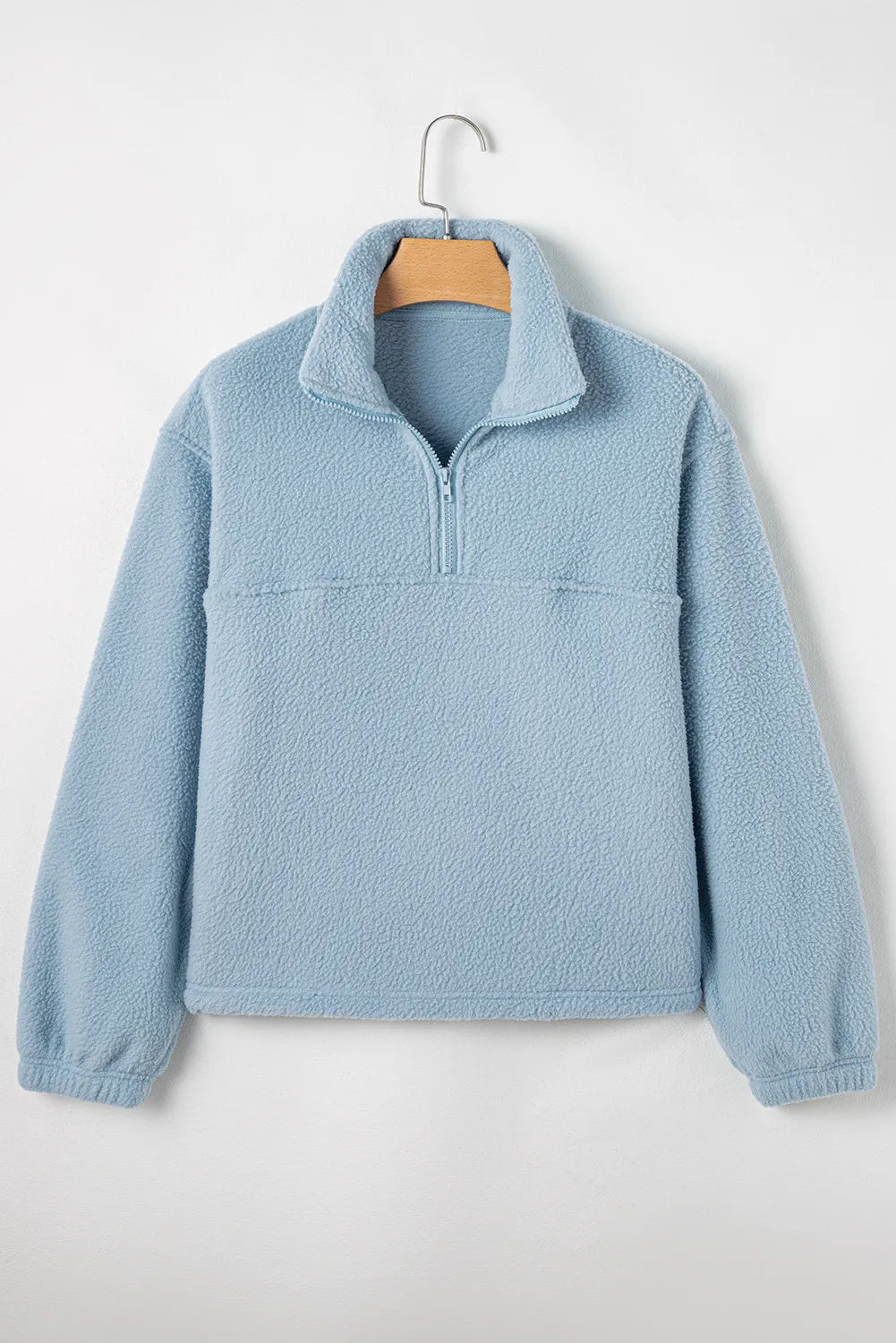 Brigitta | Long sleeve half zip sweatshirt