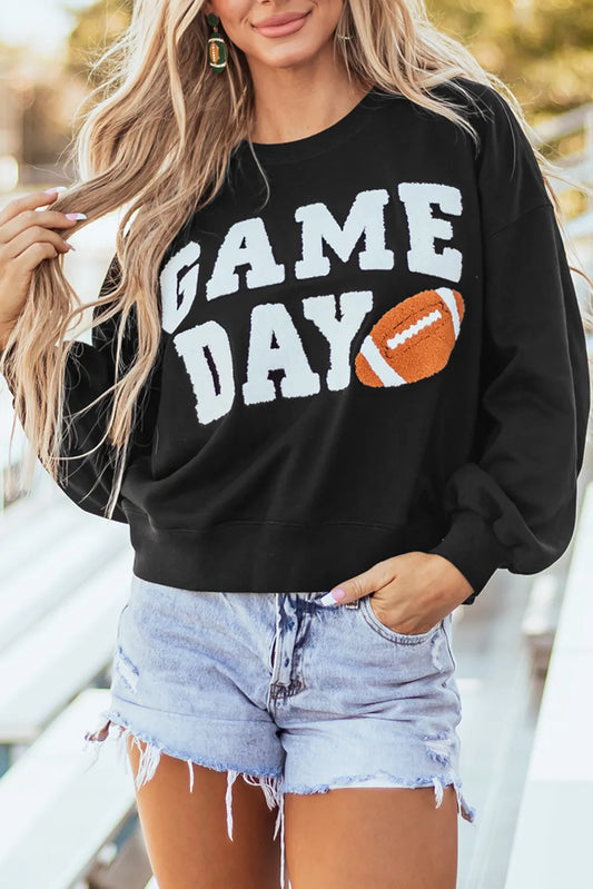 Patricia | Long sleeve crew neck sweatshirt