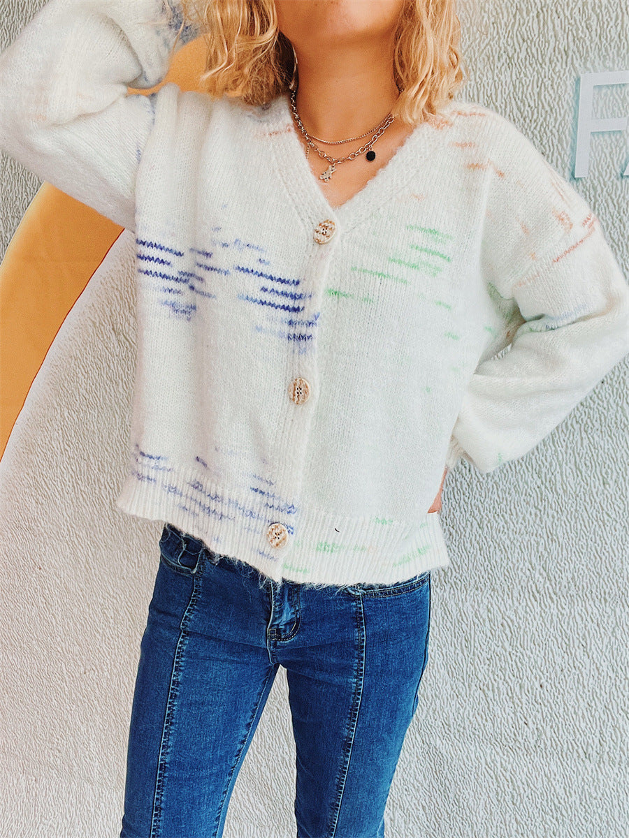 Marieke | Long sleeve cardigan with buttons