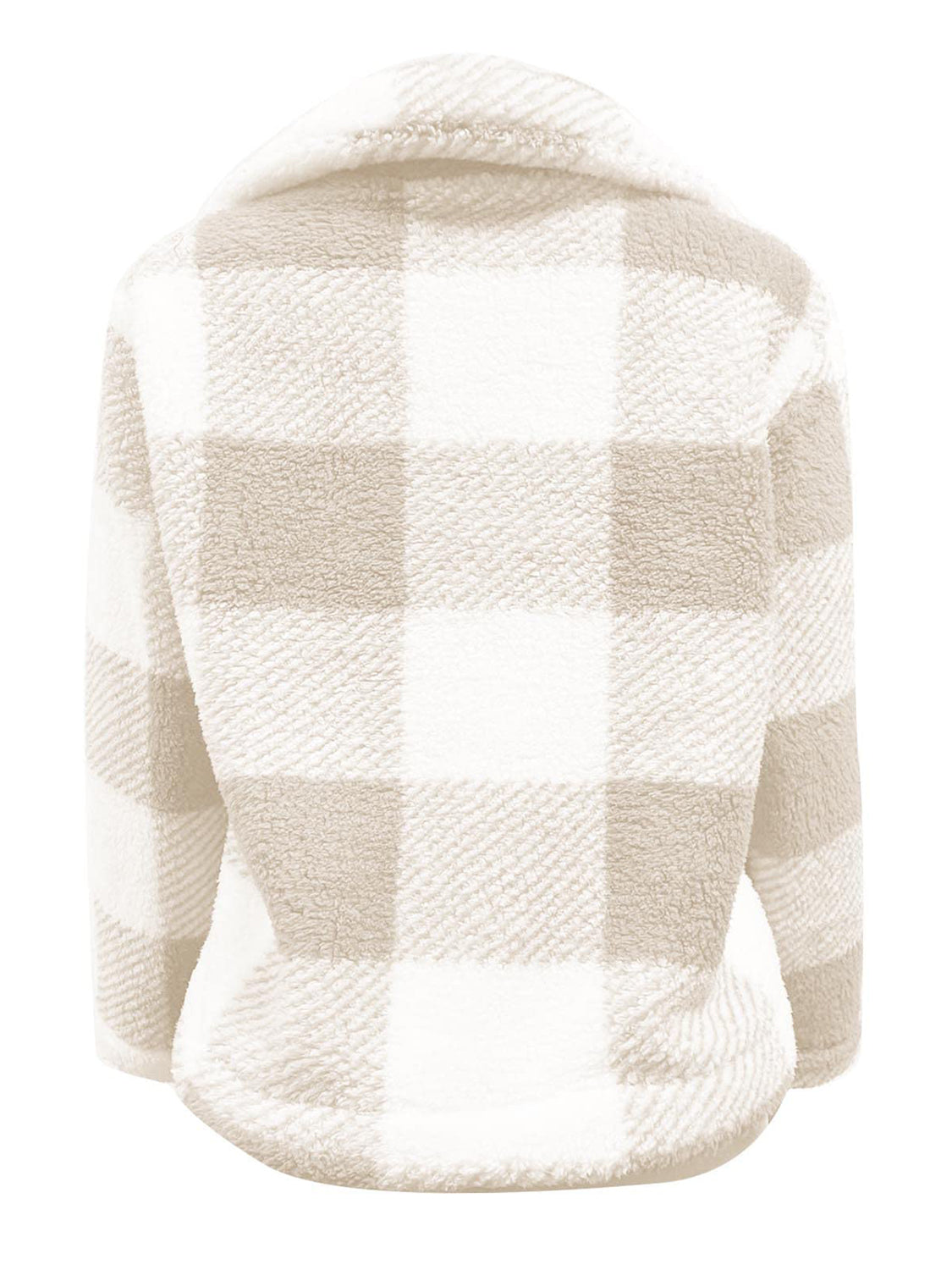 Gertrud | Checked jacket with long sleeves and full size zip