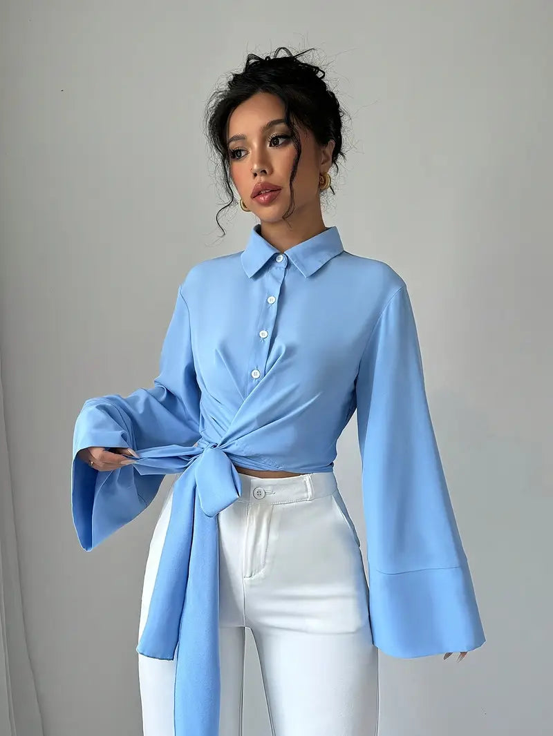 Veronica® | Elegant Long-Sleeved Blouse