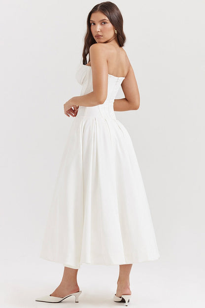 Strapless Corset A-Line Party Dress