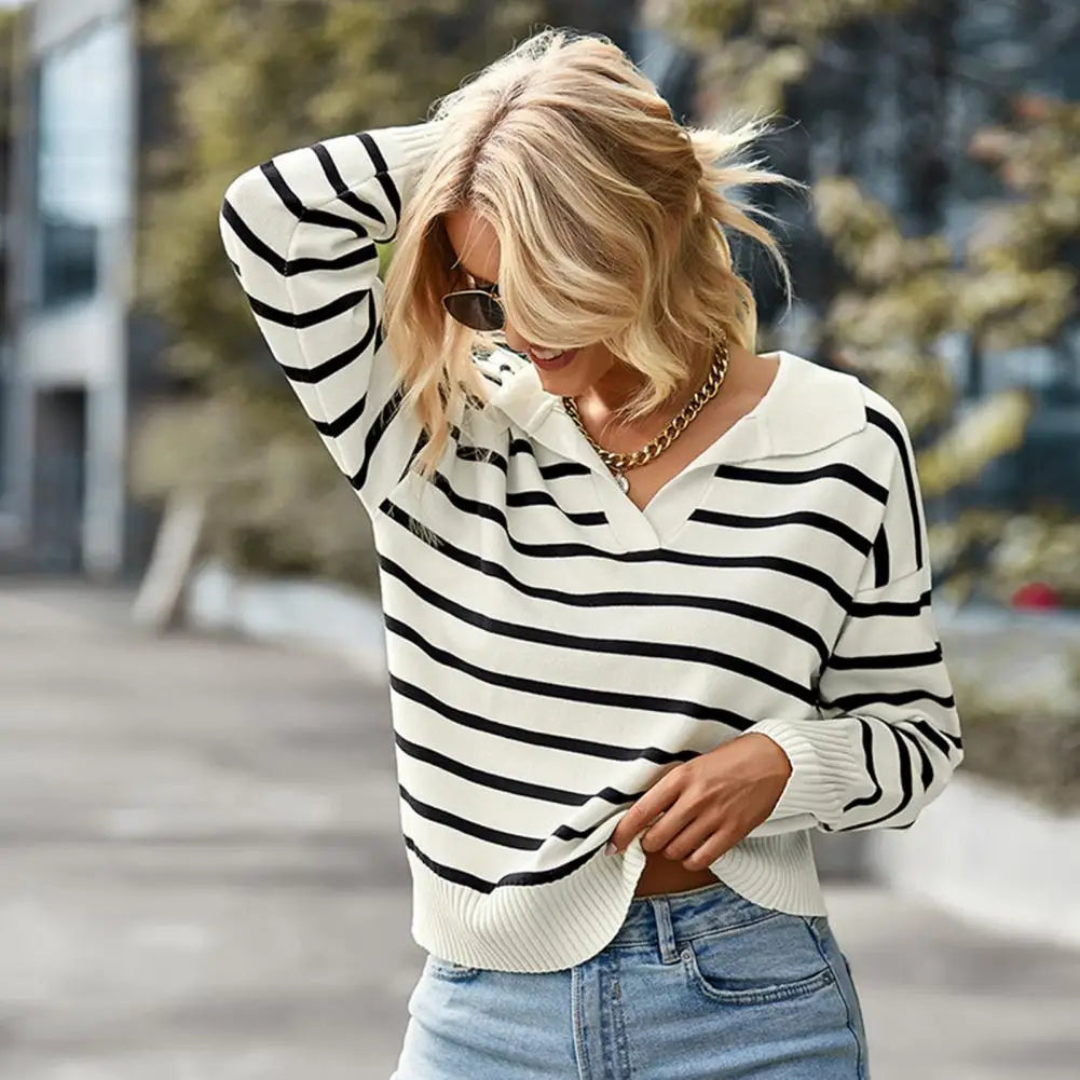 Maria | Striped sweater for women Calido