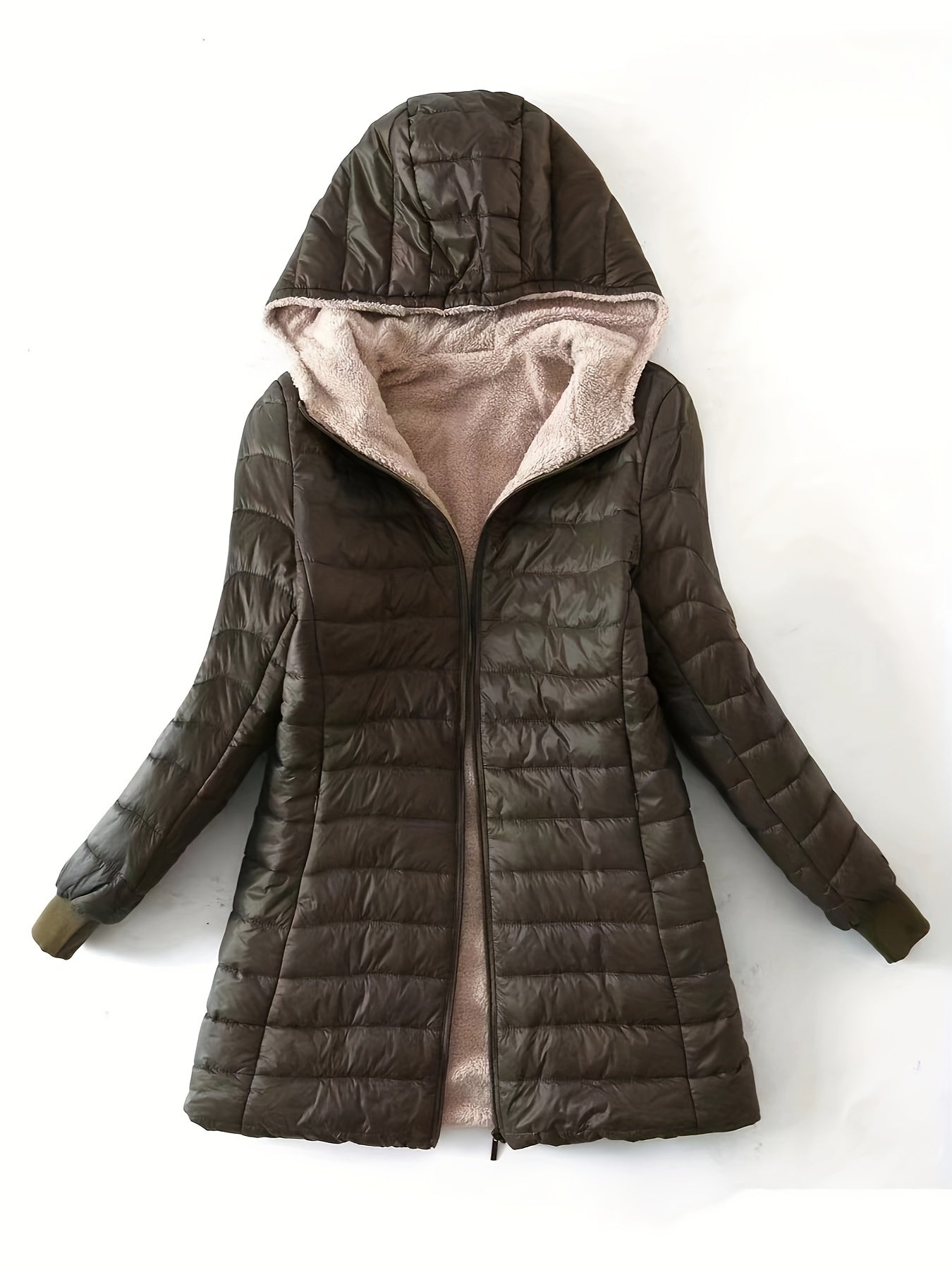Xenia | Cozy hooded quilted coat with soft lining