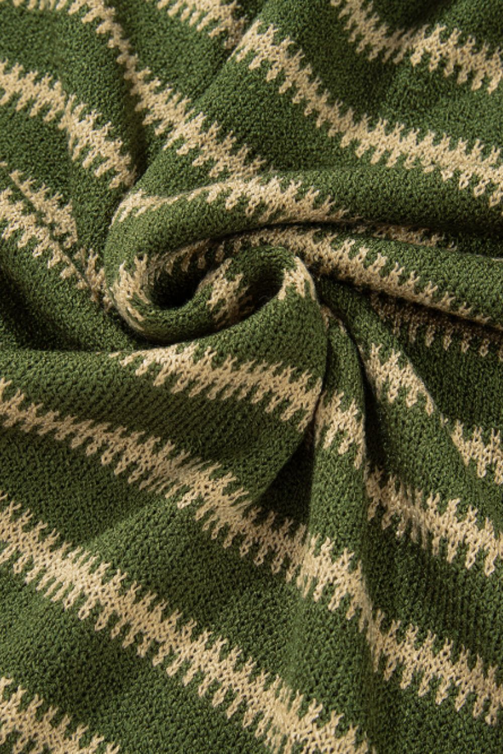Gloria | Striped crew neck sweater with dropped shoulders