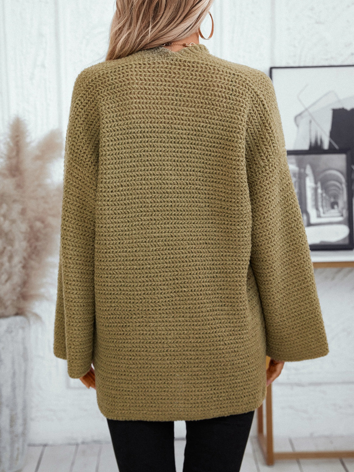 Francisca | Long sleeve open front cardigan