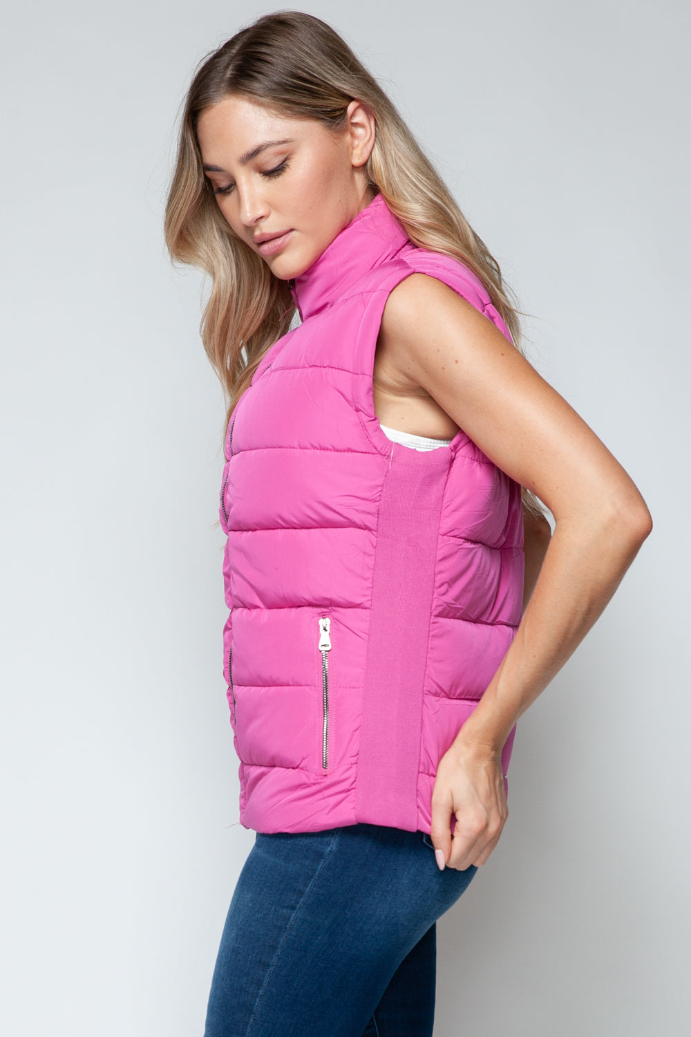 Juliana | Snobbish turtleneck vest with zip and pockets