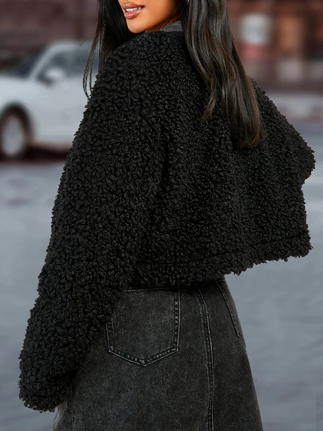 Judith | Buttoned long sleeve jacket