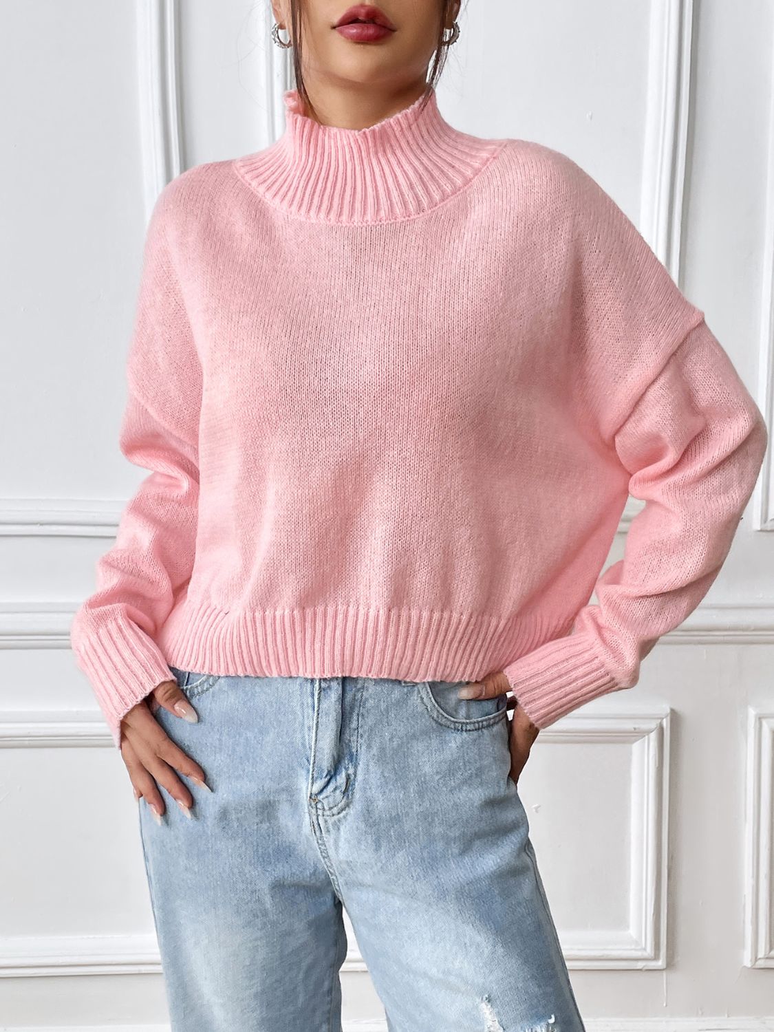 Viola | Turtleneck sweater with long sleeves