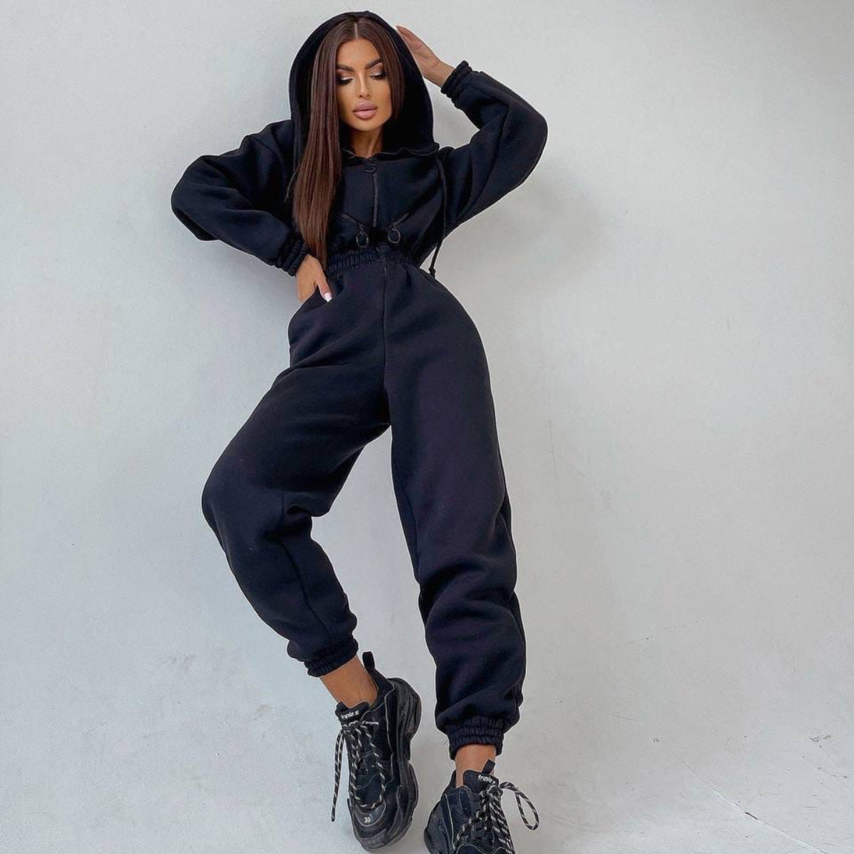 Lorena | Sweatshirt with hood and waist