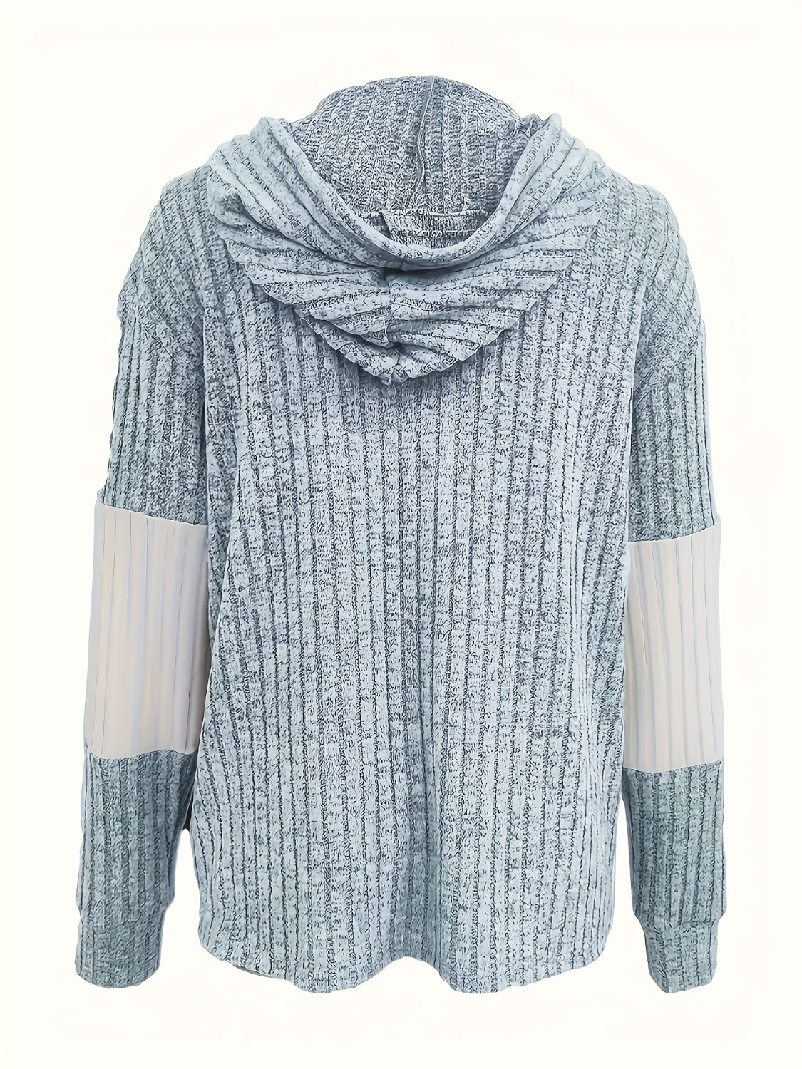 Julieta | Hooded jacket with drawstring and contrast zip