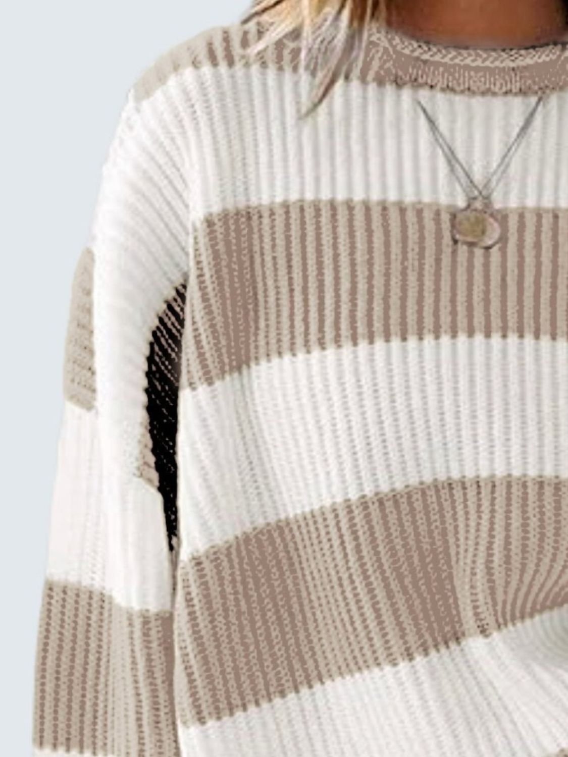 Tania | Crew neck sweater with long sleeves