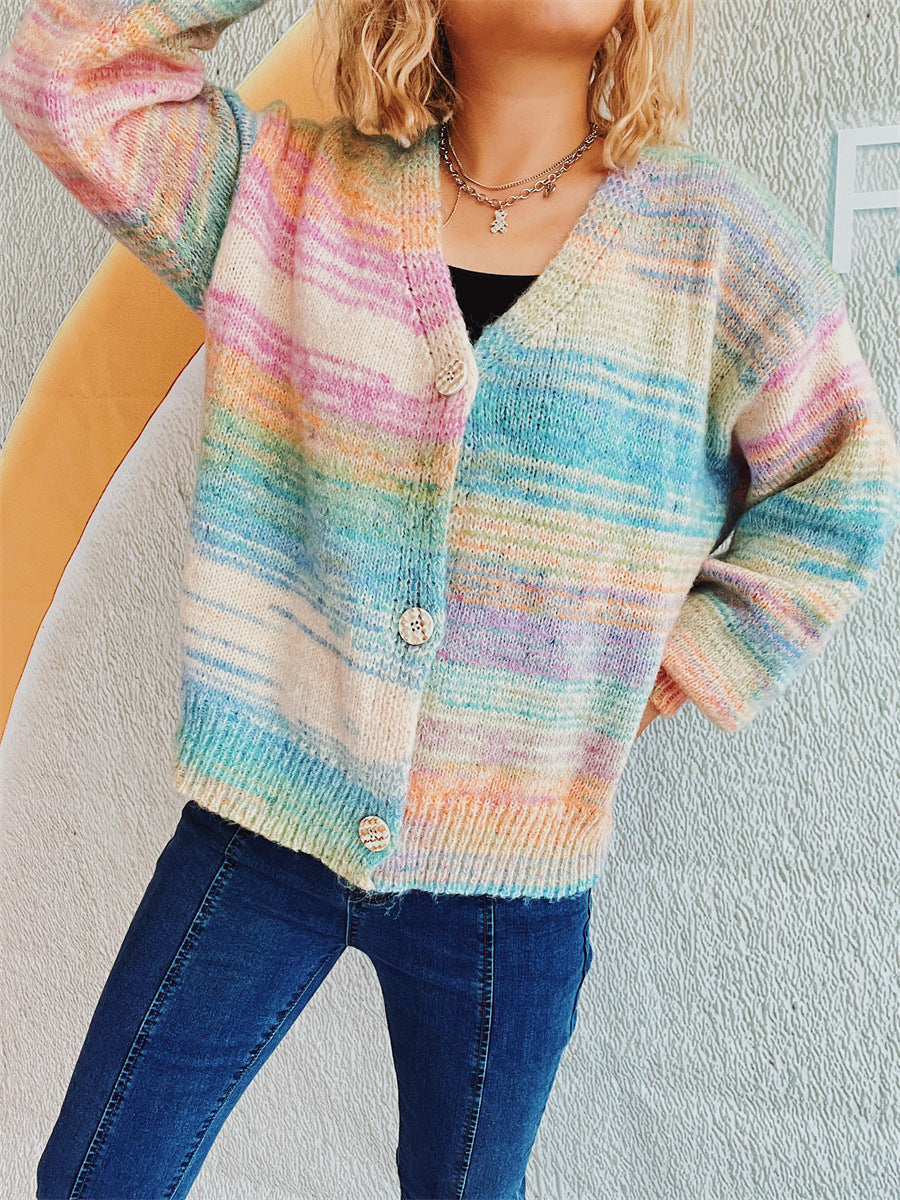 Marieke | Long sleeve cardigan with buttons