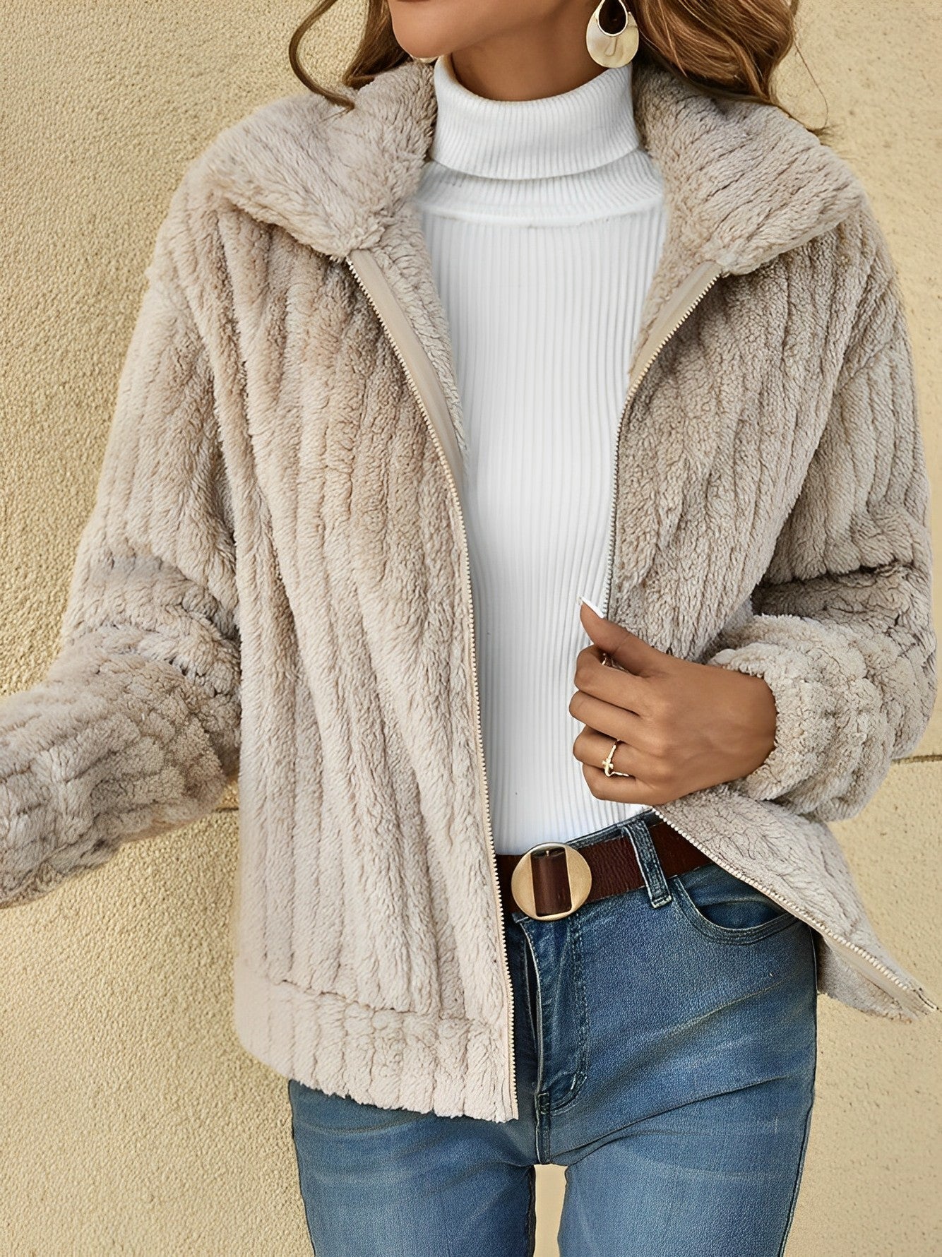 Angela | Women's Zip-Up Relaxed Fit Jacket