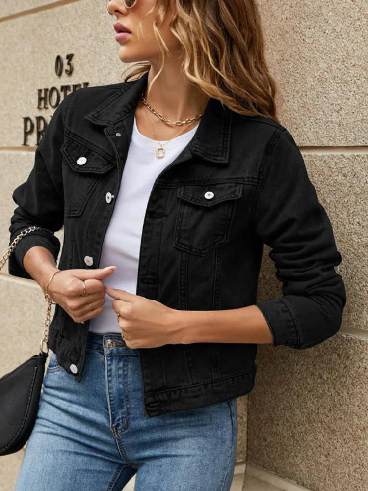 Kendall® | Casual Short Denim Jacket