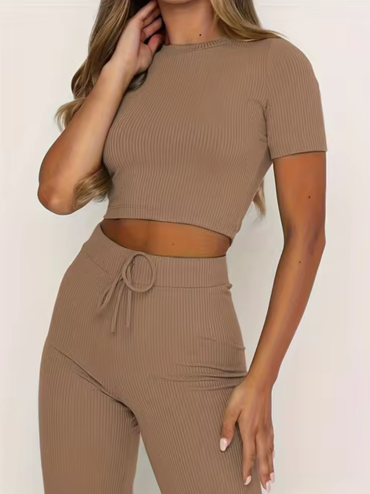 Julia® | Crop Top And Pants Set