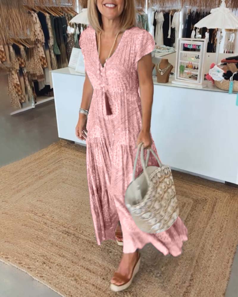 Rosalie® | Holiday Dress With Slit