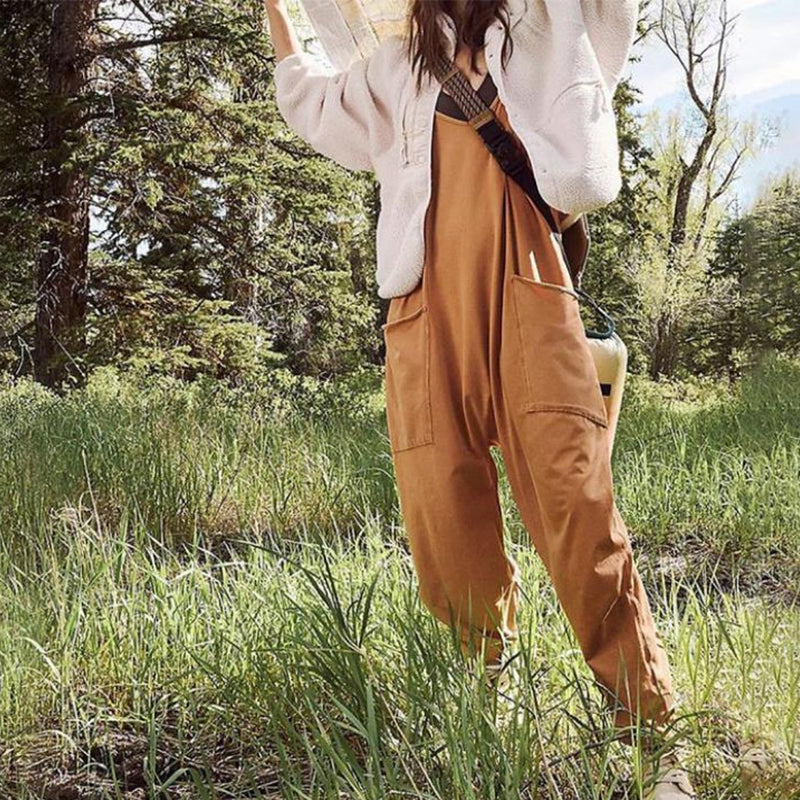 Yolanda® | Solid color jumpsuit for women