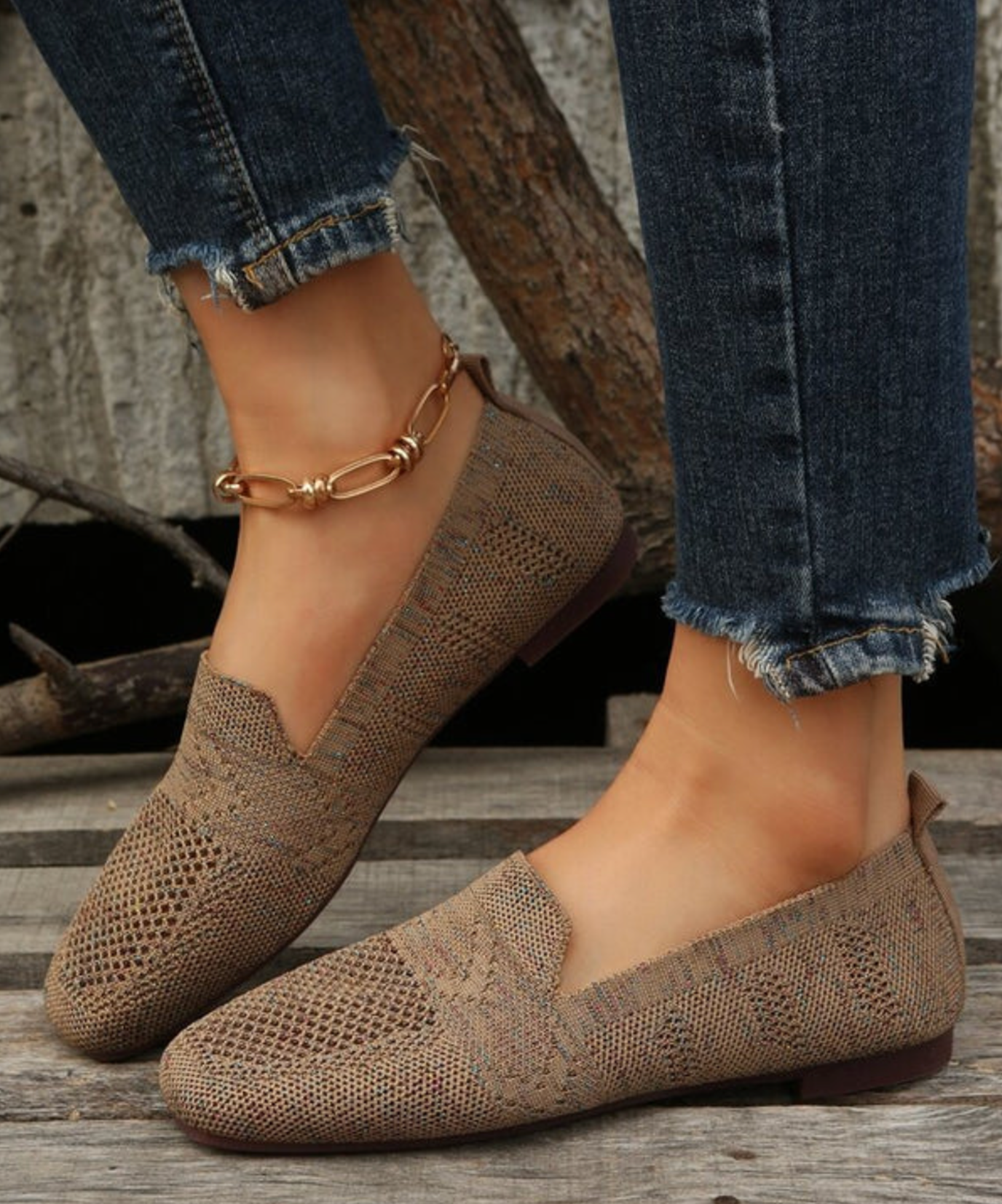 Gaia® | Comfortable Knitted Flat Shoes