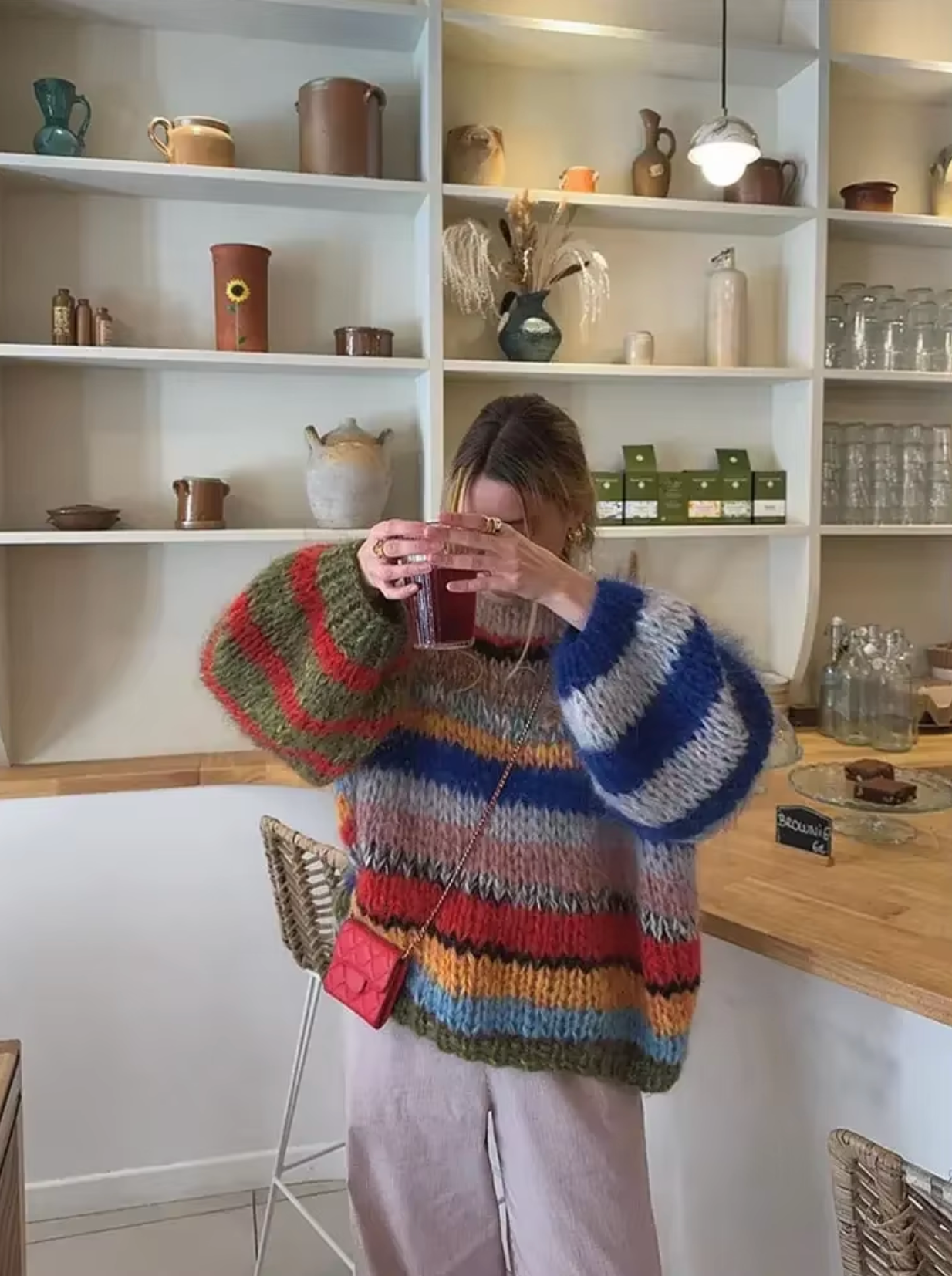 Milagros | Oversized cotton knit sweater