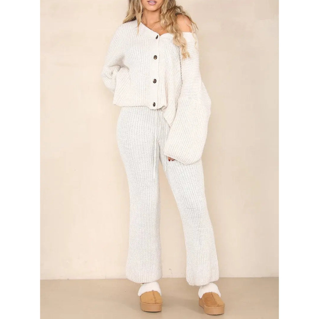 Lina | Stylish knitted combination set