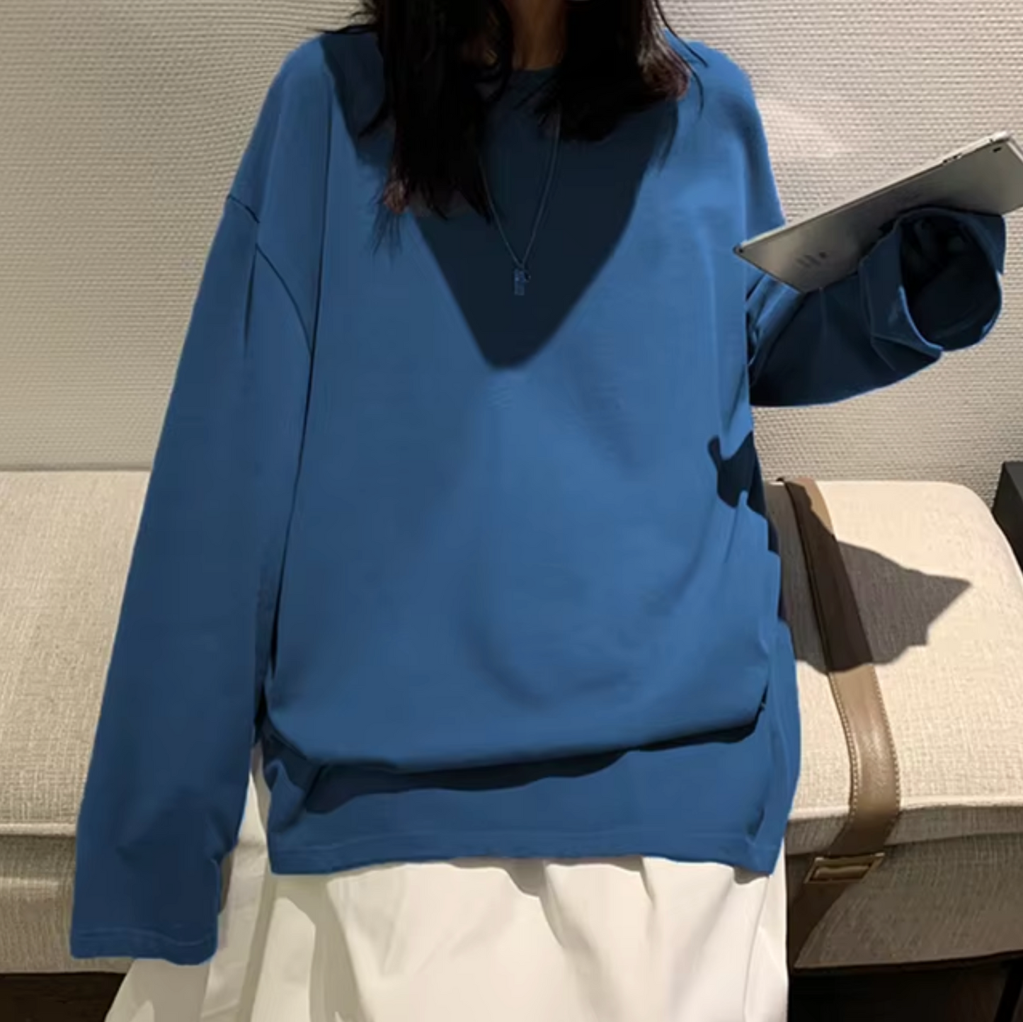 Sandra | Long sleeve cotton t-shirt
