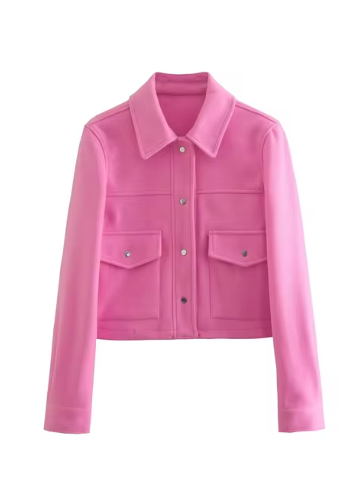 Begoña | Coat with button placket and front pockets