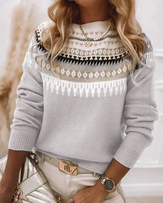 Sofia® | Pull imprimé à Manches longues for women