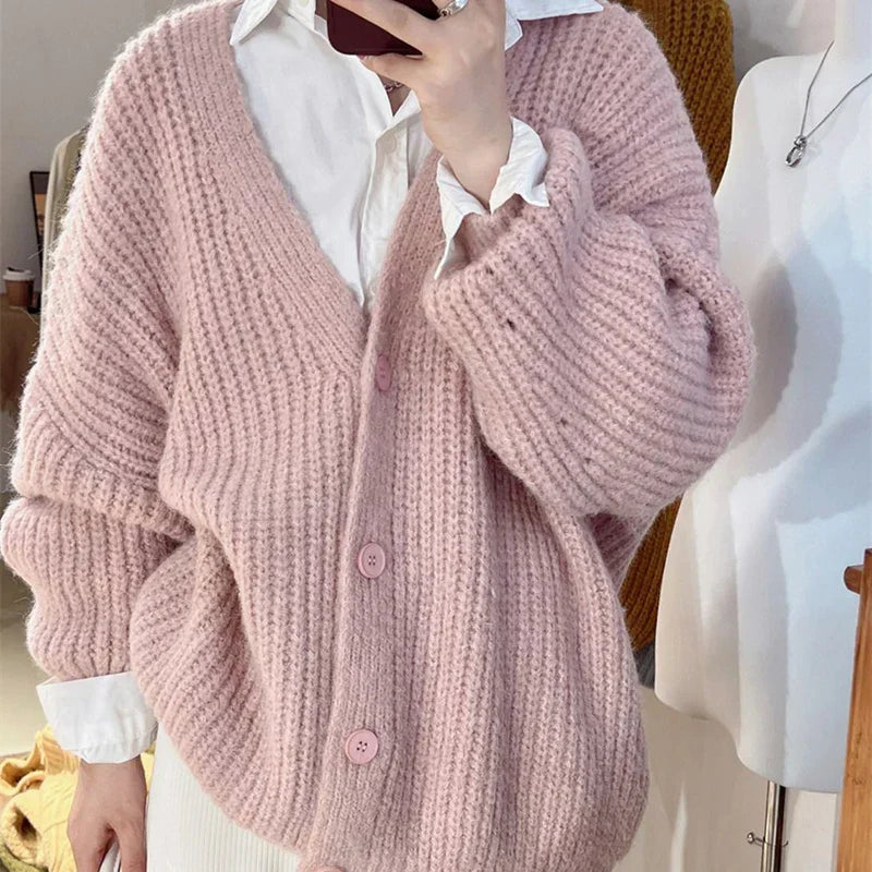 Nancy| Casual and comfortable winter cardigan