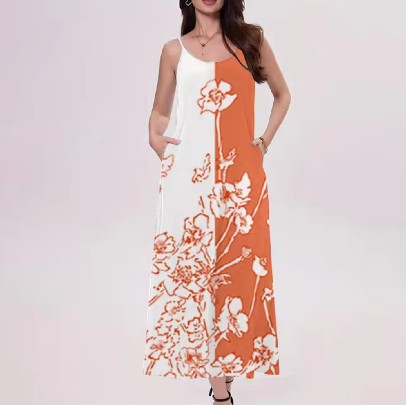 Vanda® | Sleeveless Floral Print Dress