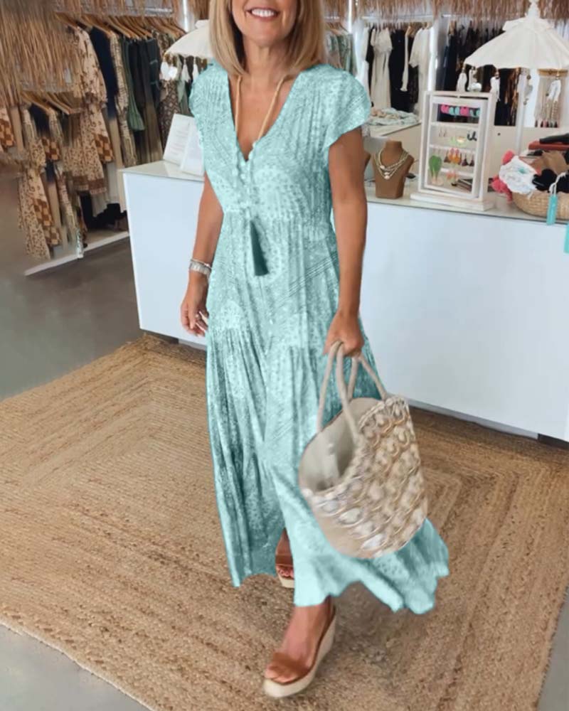 Rosalie® | Holiday Dress With Slit