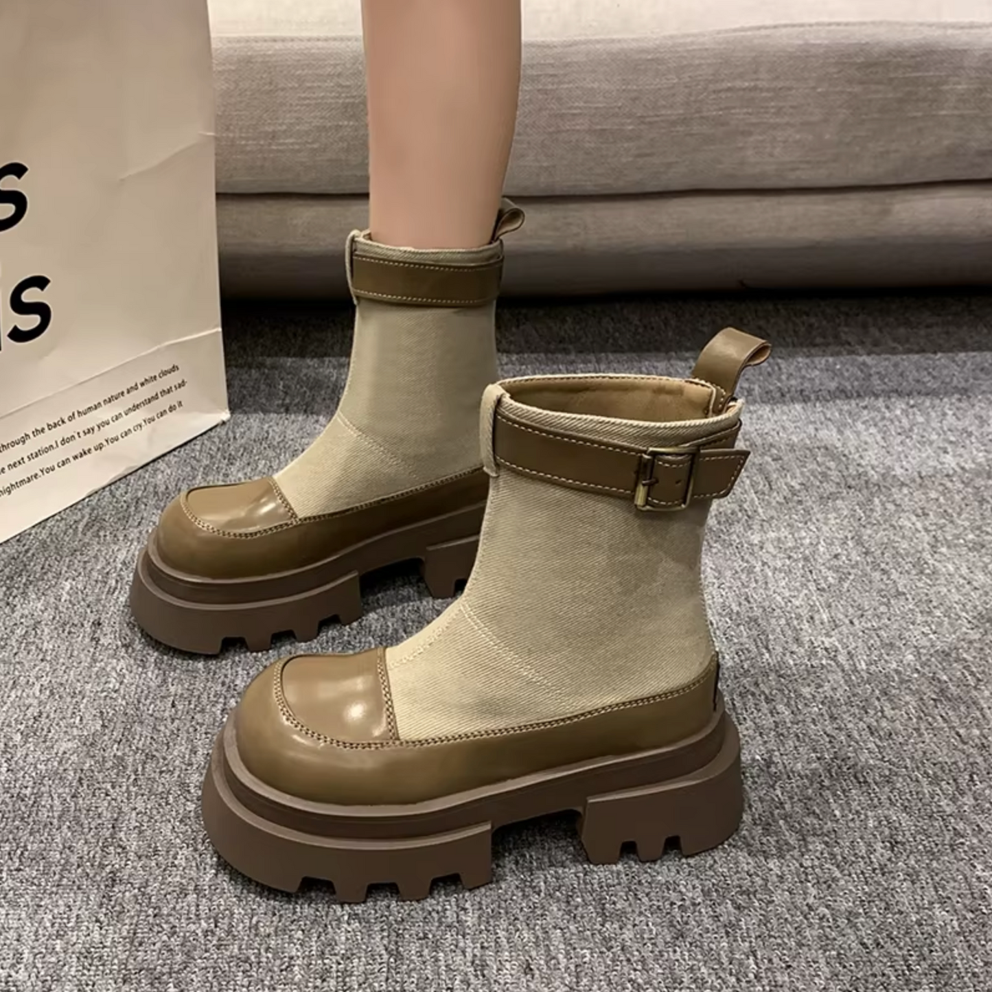 Sonia | Platform ankle boots