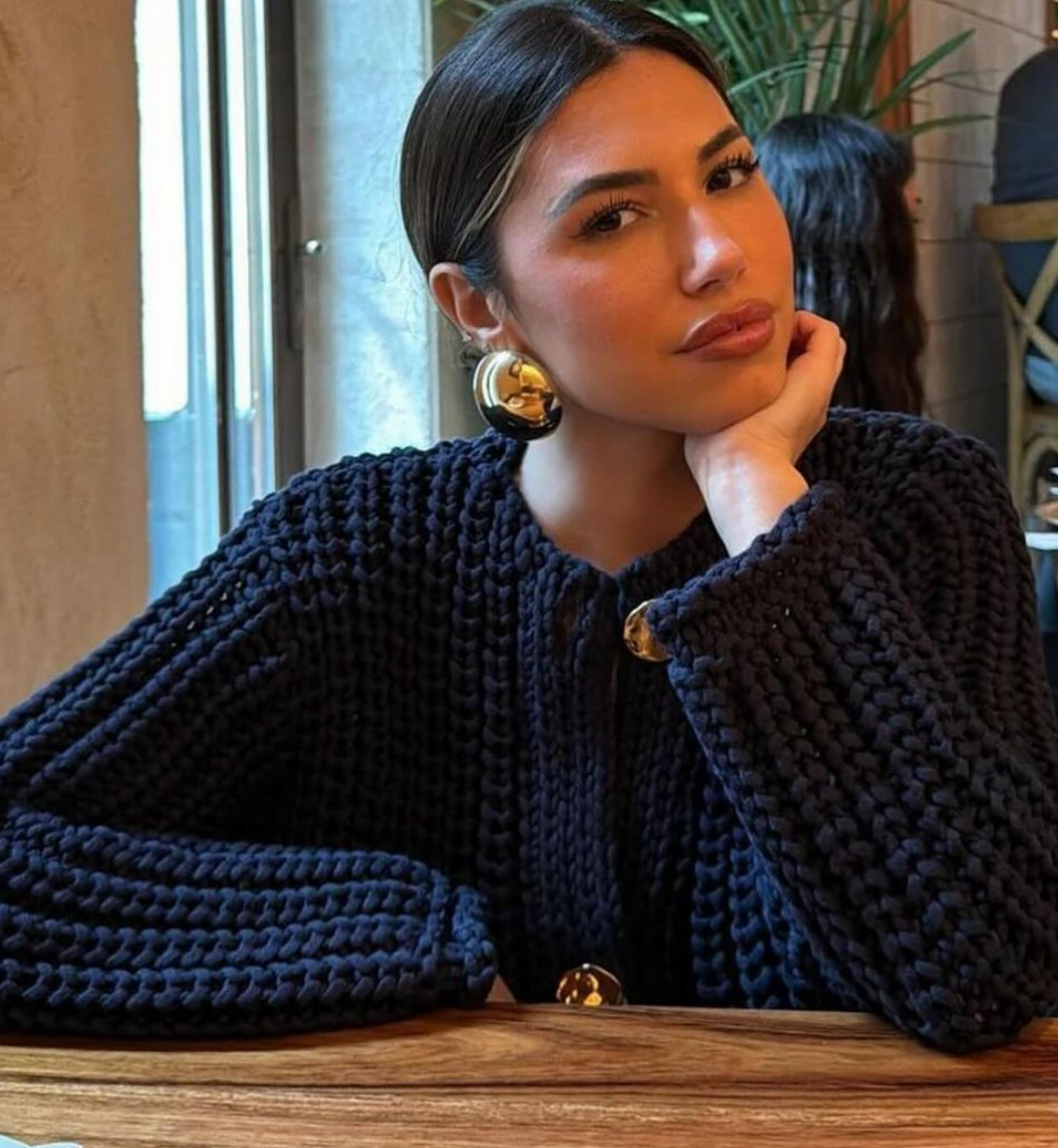 Belinda | Chunky knit cardigan