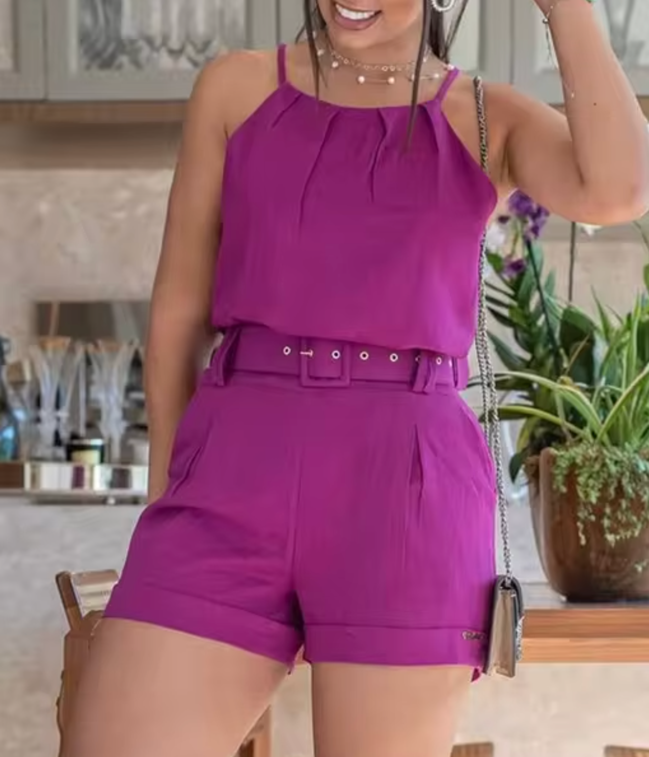 Julie® | Sleeveless T-Shirt And Shorts Set